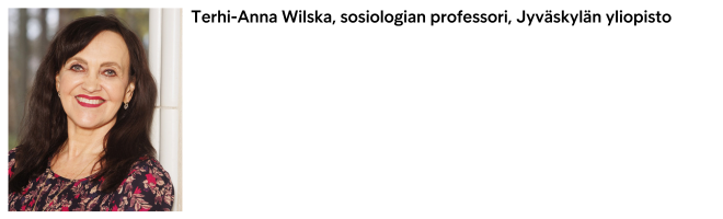 Terhi-Anna Wilska, sosiologian professori, Jyväskylän yliopisto